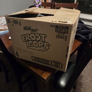 Kellogg's Froot Loops Cardboard Box